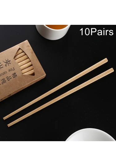 Sones 10 Çift Doğal Sarı Sandal Ağacı Kaymayan Çubuklar