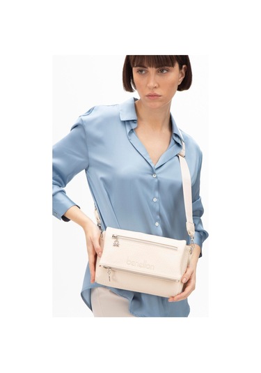 Benetton Kadın El Çantası Bnt1476 Bej Bej