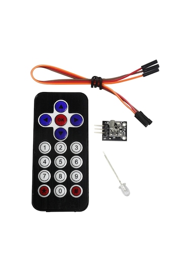 Arduino Kızılötesi Ir Alıcı Verici Kumanda Seti Kumanda Kiti