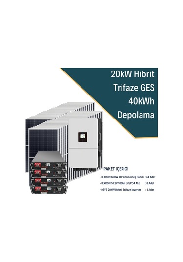 20kw Trifaze Hibrit Sistem 3