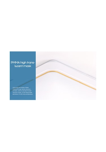 Mutfak Balkon Kare Ac220-v Led Tavan Lambası Beyaz - Gümüş Gümüş