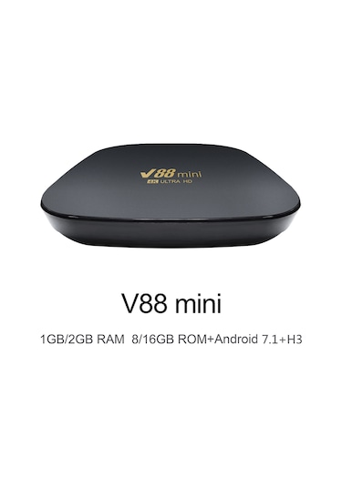 Reedark V88mini Akıllı Tv Kutusu - Android 7.1, 1gb+8gb Hafıza, Wifi Hotspot Desteği, 4k Medya Çalar, Avrupa Standartı