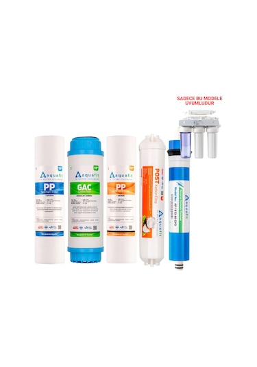 Su Arıtma Filtresi – Açık Kasa Su Arıtma Cihazı 10 İnç - 5 Li Filtre Seti