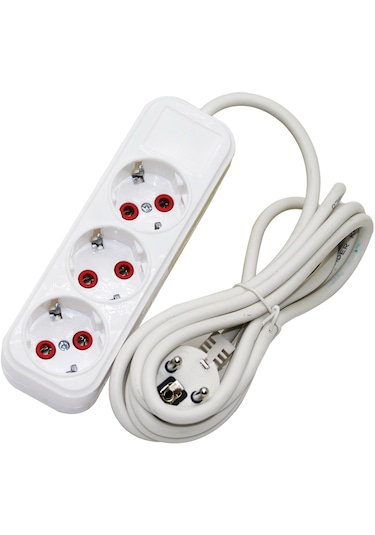 3lü 5mt Uzatma Kablo Grup Priz Go50602139190 Diğer