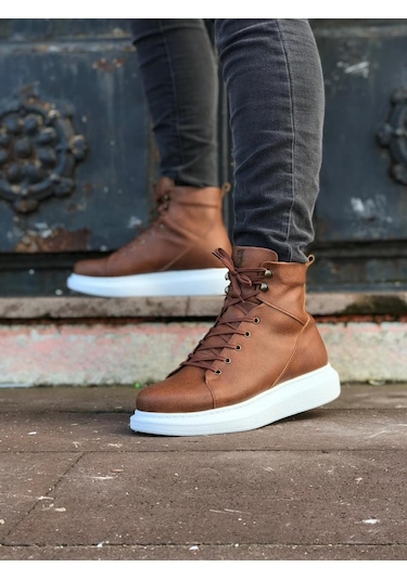 Knack Yüksek Taban Ayakkabı B-080 Taba 001
