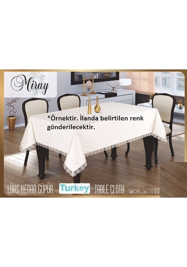 Fransız Güpürlü Kdk Dertsiz Masa Örtüsü 155x215 001