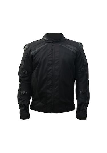 Gp Kompozit Mnty001 Yazlık 5 Korumalı Motosiklet Montu Siyah