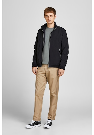 Jack & Jones Erkek Ceket 12204277 SİYAH Siyah