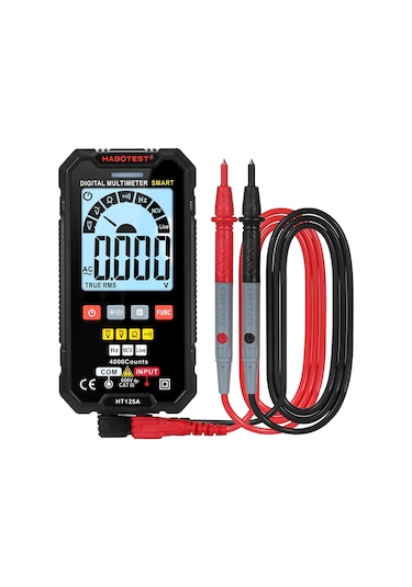 Habotest Ht125a 4000 Sayım Akıllı Dijital Multimetre