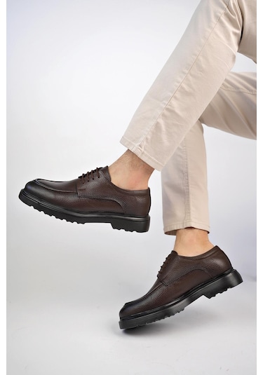 Muggo Samuel Garantili Günlük Klasik Hakiki Deri Casual Rahat Ortopedik Kalın Taban Erkek Ayakkabı Kahverengı Kahverengi Muggo Samuel Garantili Günlük Klasik Hakiki Deri Casual Rahat Ortopedik Kalın Taban Erkek Ayakkabı Kahverengı Kahverengi