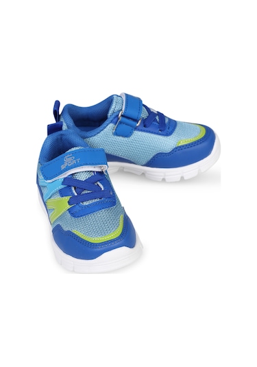 Civil Sport Erkek Çocuk Spor Ayakkabı 22-25 Numara Saks-yeşil Saks Mavisi