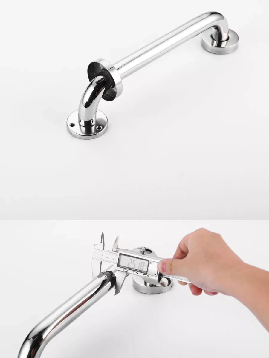 Denart Duş Başlığı İçin Duvara Monte Tutma Kolu, Yaşlılar Ve Engelliler İçin 246135551 Krom