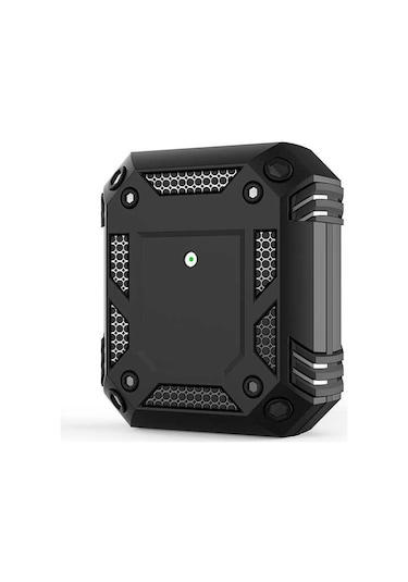 Kilifone - Airpods Uyumlu Airpods - Kılıf Airbag 15 Kılıf - Siyah