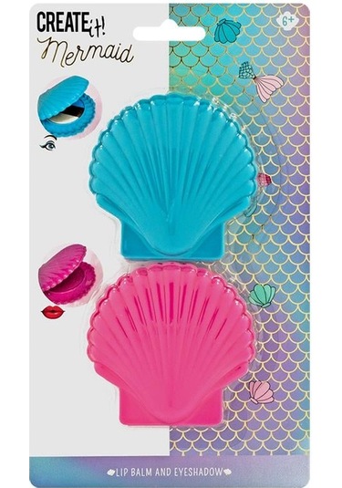 Create It Dudak Balmı Ve Göz Farı Seti - Mavi Pembe - Mermaid