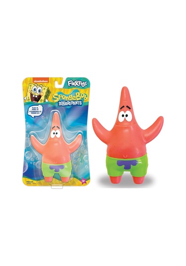 Nickelodeon Spongebob Squarepants Flexfigs Sünger Bob Patrick Esnek Hareketli Figür - 10 Cm Sünger Bob