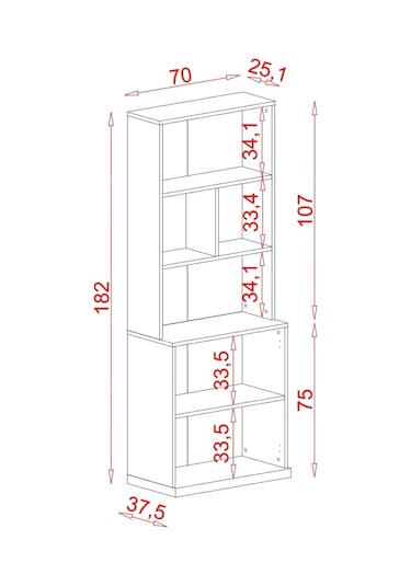 Meltem Kids Active Genç Odası Kitaplık