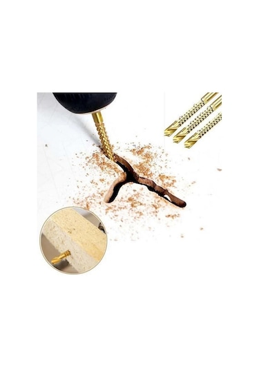 Matkap Ucu Seti Metrik Diş Delik Açma Kesme Klavuzları Ahşap Met