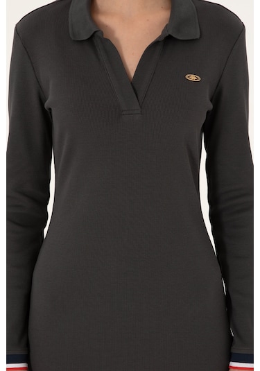 U.s. Polo Assn. Kadın Antrasit Elbise Örme 50299041-vr006 Antrasit