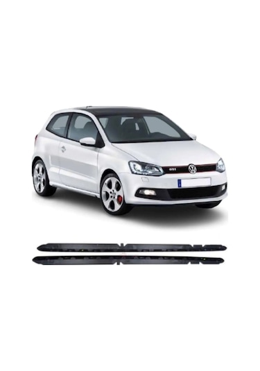 Vw Polo 2009-2017 Gti Yan Marşpiyel, Boyasız, Abs Plastik, Sağ Sol Takım
