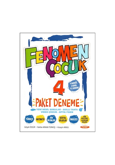 Fenomen 4. Sınıf Denemeleri 7 Deneme