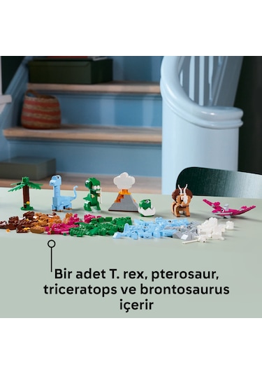 LEGO® Classic Yaratıcı Dinozorlar 11041 - 5 Yaş ve Üzeri Çocuklar için Hayal Gücünü Geliştiren Yaratıcı Oyuncak Yapım Seti (450 Parça)