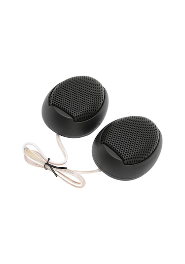 Konesam 1000w Evrensel Araç Hoparlörü, Yüksek Hassasiyetli Abs Dome Tweeter, 2 Adet, Kolay Yapıştırmalı Montaj, Tüm Müzik Stilleri İçin Siyah