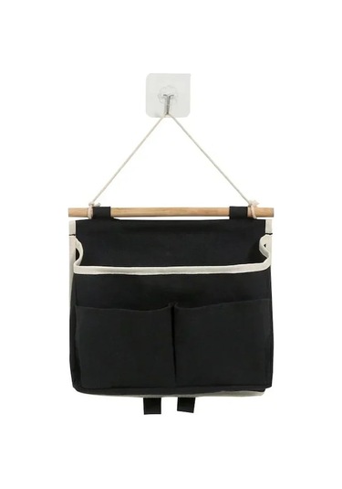 Dancemonkey Lichen Duvar Kapı Asılan Saklama Çantası Su Geçirmez İç Çamaşırı Siyah Ju Siyah