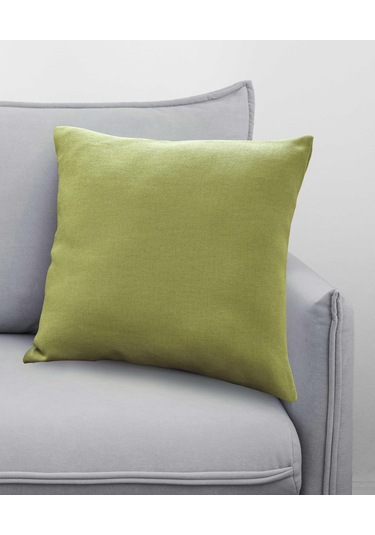 Melodie Keten Kırlent Açık Yeşil 50x50 Cm