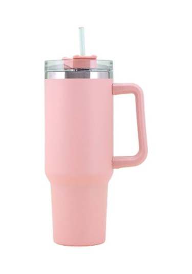 Meadow 304 Paslanmaz Çelik Araba Termosu 40 Oz - Isı Ve Soğuk Koruma Açık Pembe Melanj 1 L Açık Pembe Melanj