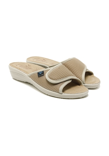 Terlik Kadın Diğer T4 413 Fe Fly Flot Slipper 6009-beige Bej