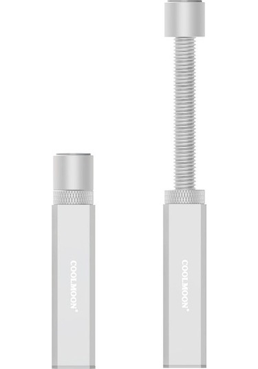 Sones Coolmoon Grafik Kartı Standı Masaüstü Bilgisayar Grafik Kartı Dikey Üst Destek Braketi Vida Teleskopik Destek Çubukları, Ayarlanabilir Yükseklik: 7,5-12 Cm Gümüş