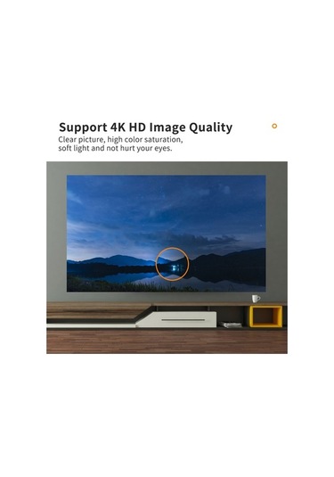 Fortunelane 100 16:9 Metal Katlanabilir Projeksiyon Ekranı - Deliksiz Montaj, Çift Taraflı Yapıştırıcı