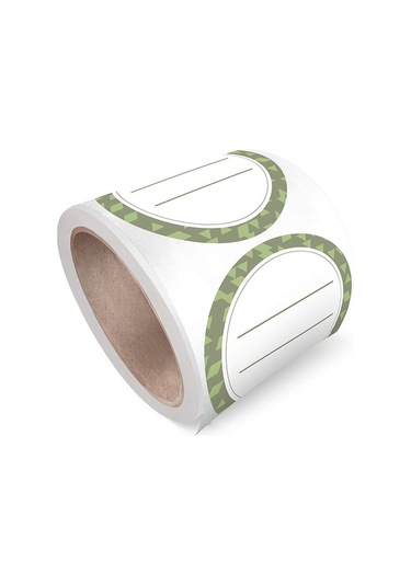 Maiyame Kırmızı 50mm 2 İnç Yazılabilir, Taşınabilir, Temiz Çıkarılabilir Boş Etiketler - Cam Kavanoz Stickerları, 500 Adet/rulman