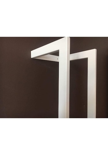 Banyo İçin Raf Metal Havluluk Banyo Aksesuarı Beyaz