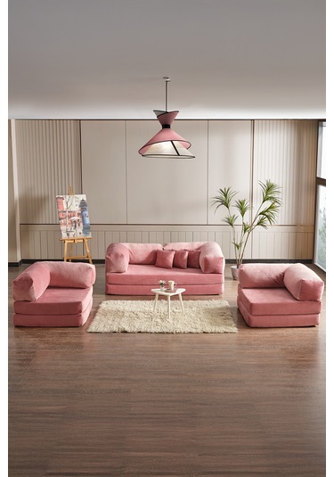 Legom Avanos Aktivite Koltuğu Yatak Olabilen Çok Amaçlı Kanepe Koltuk Takımı Pudra Pudra