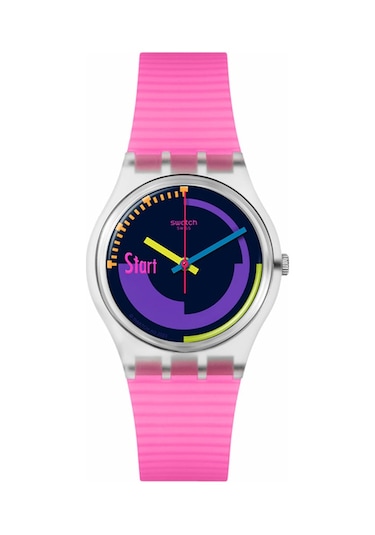 Swatch So28k111 Neon Pink Podium Bayan Kol Saati Çok Renkli