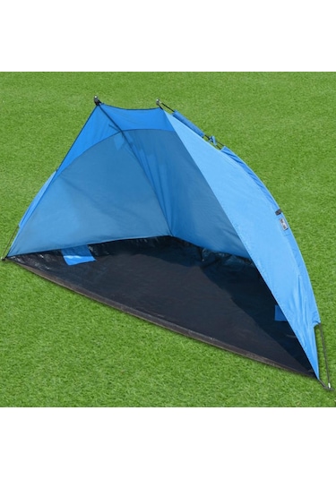 Suntek Plaj Çadırı Güneş Barınağı Gölgelik Açık Bahçe Mavi