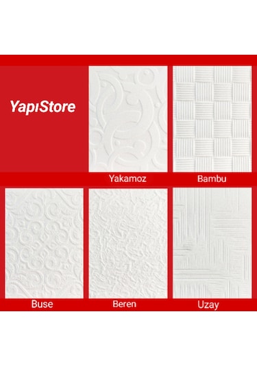 Stropiyer Tavan & Duvar Kaplama Paneli 1.Kalite 7.Farklı Model