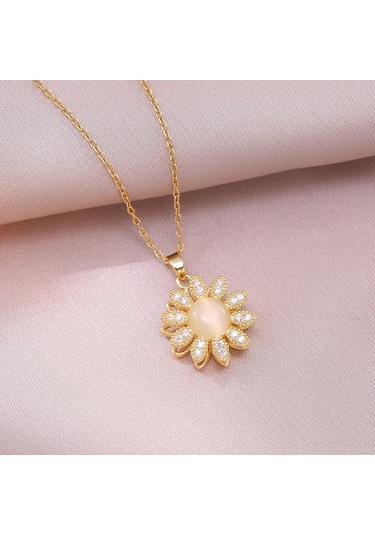 Bayan Kolye: Moda Estetiği Titanyum Çelik Kolye No.154 Çok REnkli