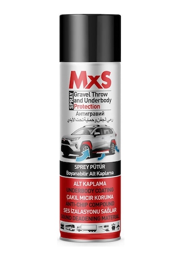 Mxs Pütür Sprey 500 ML Siyah 1 Adet