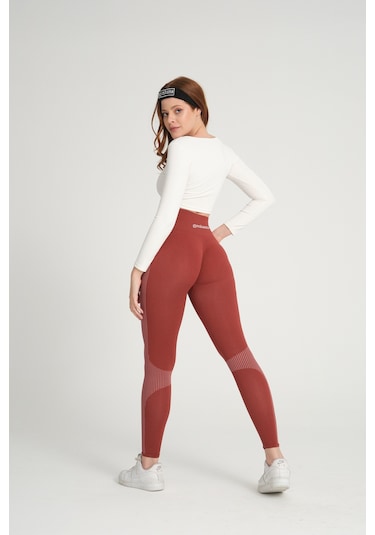 Wind Kiremit Kalçası Büzgülü Push Up Tayt