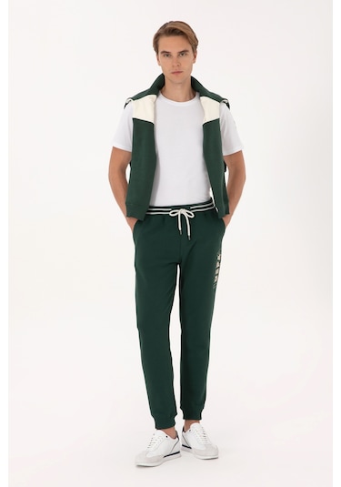 U.s. Polo Assn. Erkek Koyu Yeşil Eşofman Altı 50316373-vr079 Koyu Yesıl