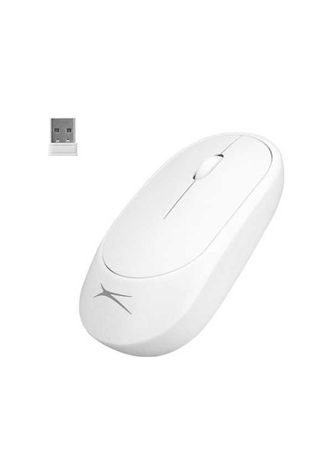 Yunjiwu Altec Lansing Albm7314 1200 Dpı Alkalin Pilli Kablosuz Mouse - Beyaz 2.4ghz Usb ALBM7314