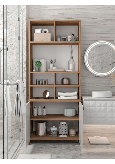 Bohem Çok Amaçlı Banyo Dolabı Mdf Kapak - N Model N Model
