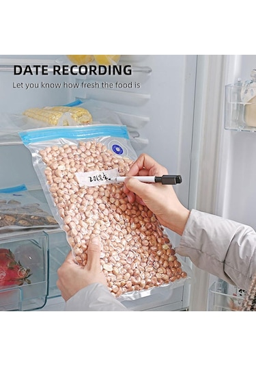 35pcs Vakumlu Gıda Saklama Torbası Yeniden Kullanılabilir Vakumlu Kapatma Torbaları 3 Boyutlu 1 El Pompası 4 Pişirme Klipsi