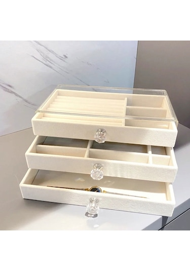 Kewendashiye Çok Katmanlı Çekmeceli Takı Organizatörü 001