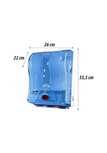 Palex Sensörlü Fotoselli Otomatik Kağıt Havlu Makinesi 21Cm Beyaz