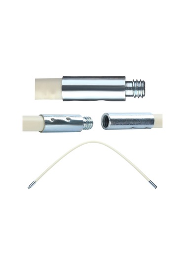 Yaozixa 9 Parçalı Esnek Baca Temizleme Fırçası Seti - Nylon Başlıklı, Kuru Hava Kanalları Ve Şömine İçin