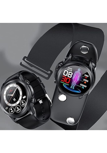 Geeksen Kan Şekeri İzleme - İnvaziv Olmayan Kan Şekeri Testi Fitness Saati K Akıllı Saat (İthalatçı Garantili)