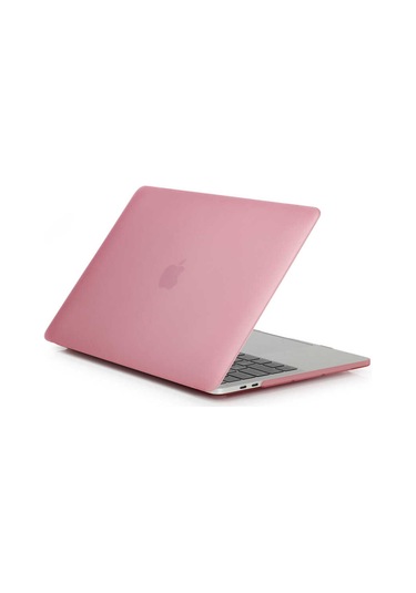 Macbook Uyumlu 13.3’ Pro 2020 Zore MSoft Mat Kapak-Pembe Pembe